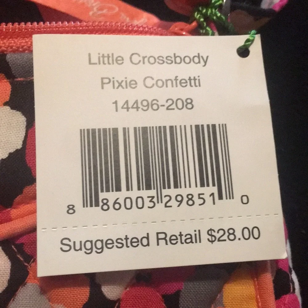 Vera Bradley Pixie Confetti bag NWT - Picture 2 of 7